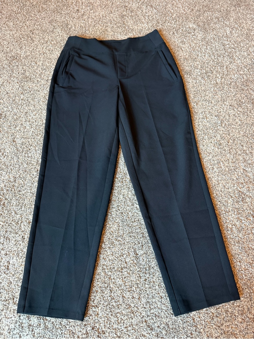 Athleta Black Straight-Leg Women's Trousers
